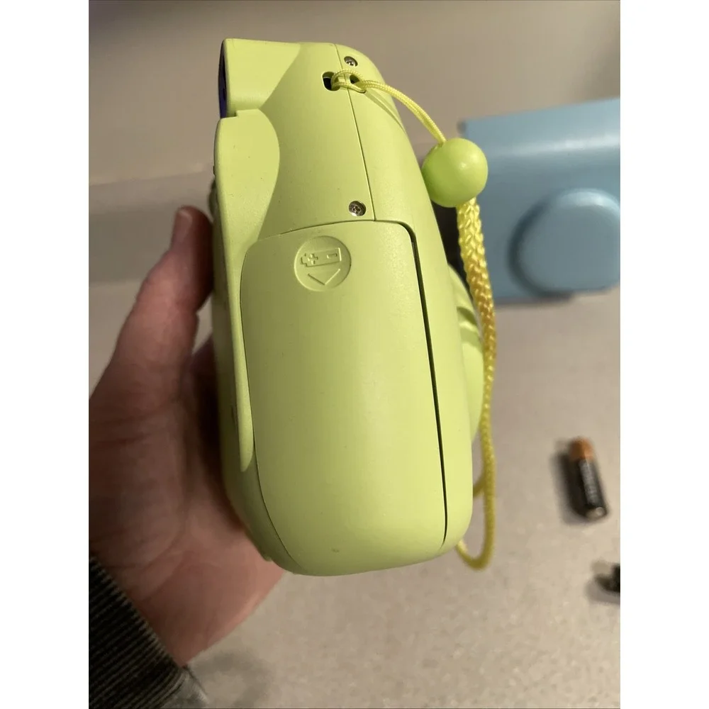 Instax Mini 8 Green Camera With Blue Carrying Case READ
